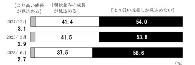 （図表）日本経済の成長力に対する見方